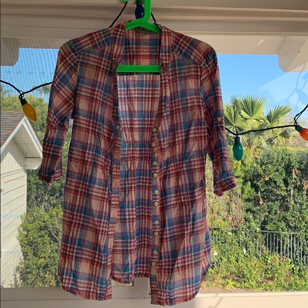 Nordstrom’s Rubbish Lightweight Plaid Shirt